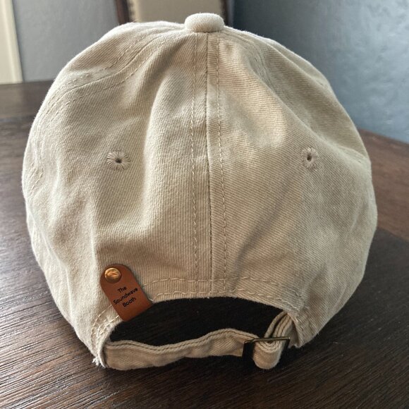 It Is Well With My Soul Soundwave Vintage Washed Beige Hat - Picture 4 of 4